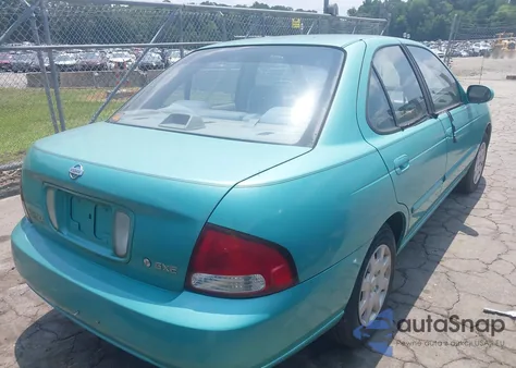 2000 Nissan Sentra Xe/Gxe из США, поврежденный, VIN 3N1CB51D1YL344652